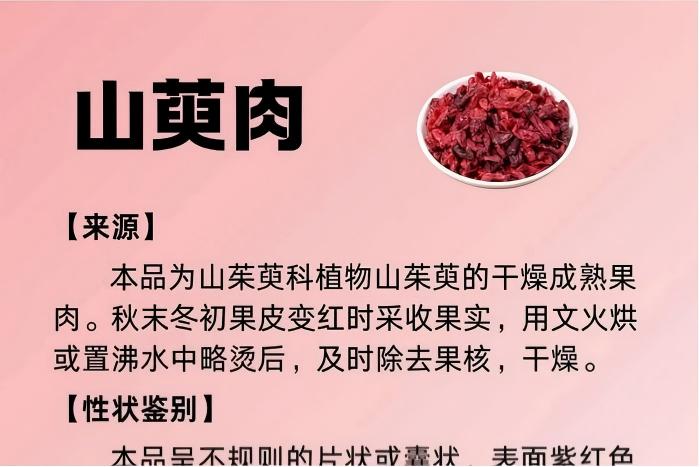 每周一药丨收涩药丨山萸肉